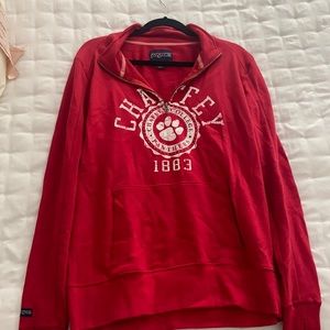 3/4 zip Chaffey College pullover